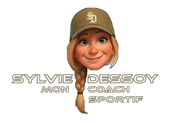 Logo CoachingSyl, Sylvie avec sa casquette